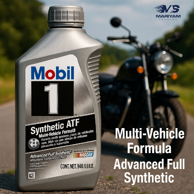 Mobil 1™ Synthetic ATF – Advanced Full Synthetic Automatic Transmission Fluid (946 mL / 1 U.S. Qt)