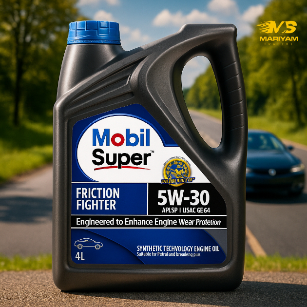 Mobil Super™ Friction Fighter 5W-30 Engine Oil – 4L (Synthetic Technology)