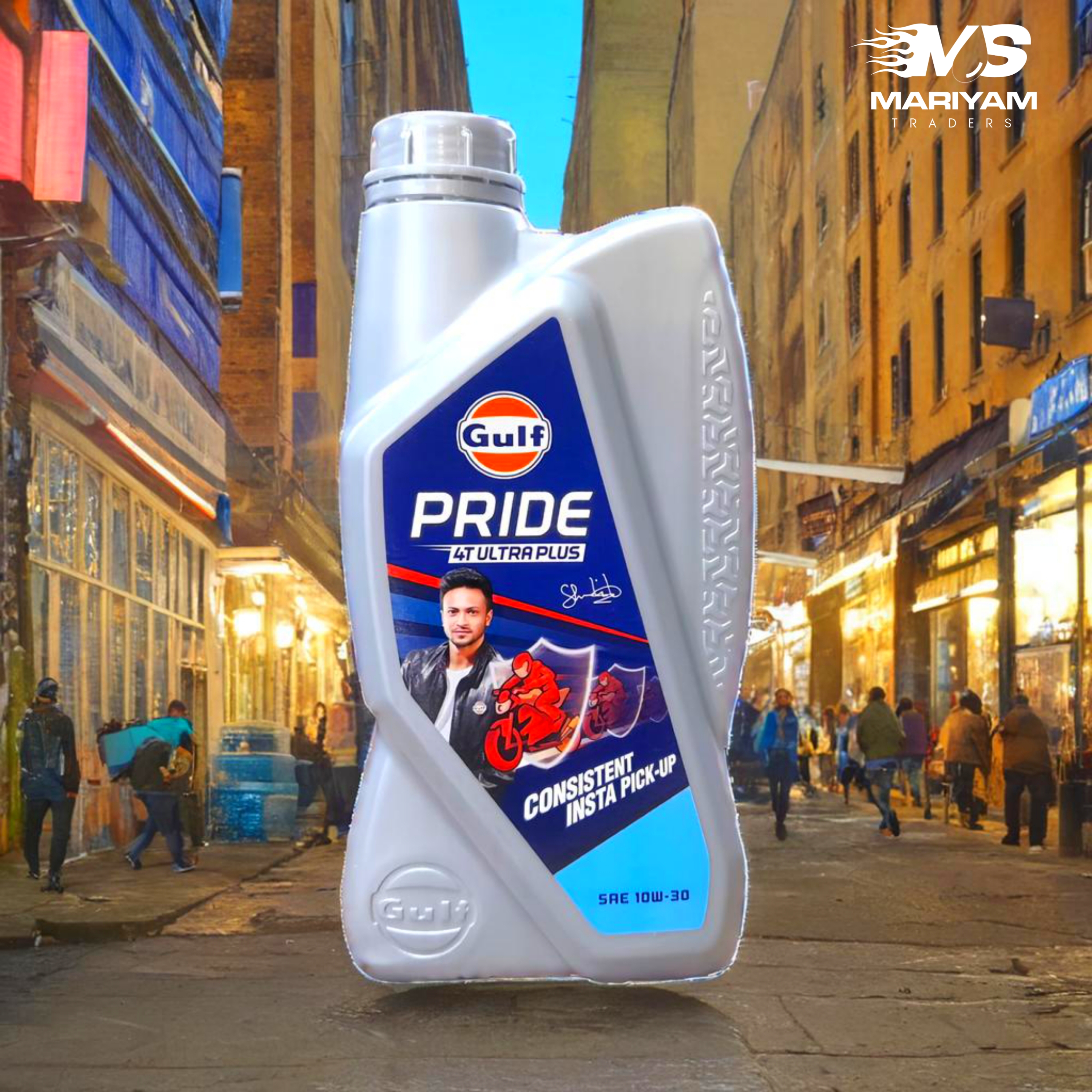 Gulf Pride 4T Ultra Plus 10W30 1 Liter