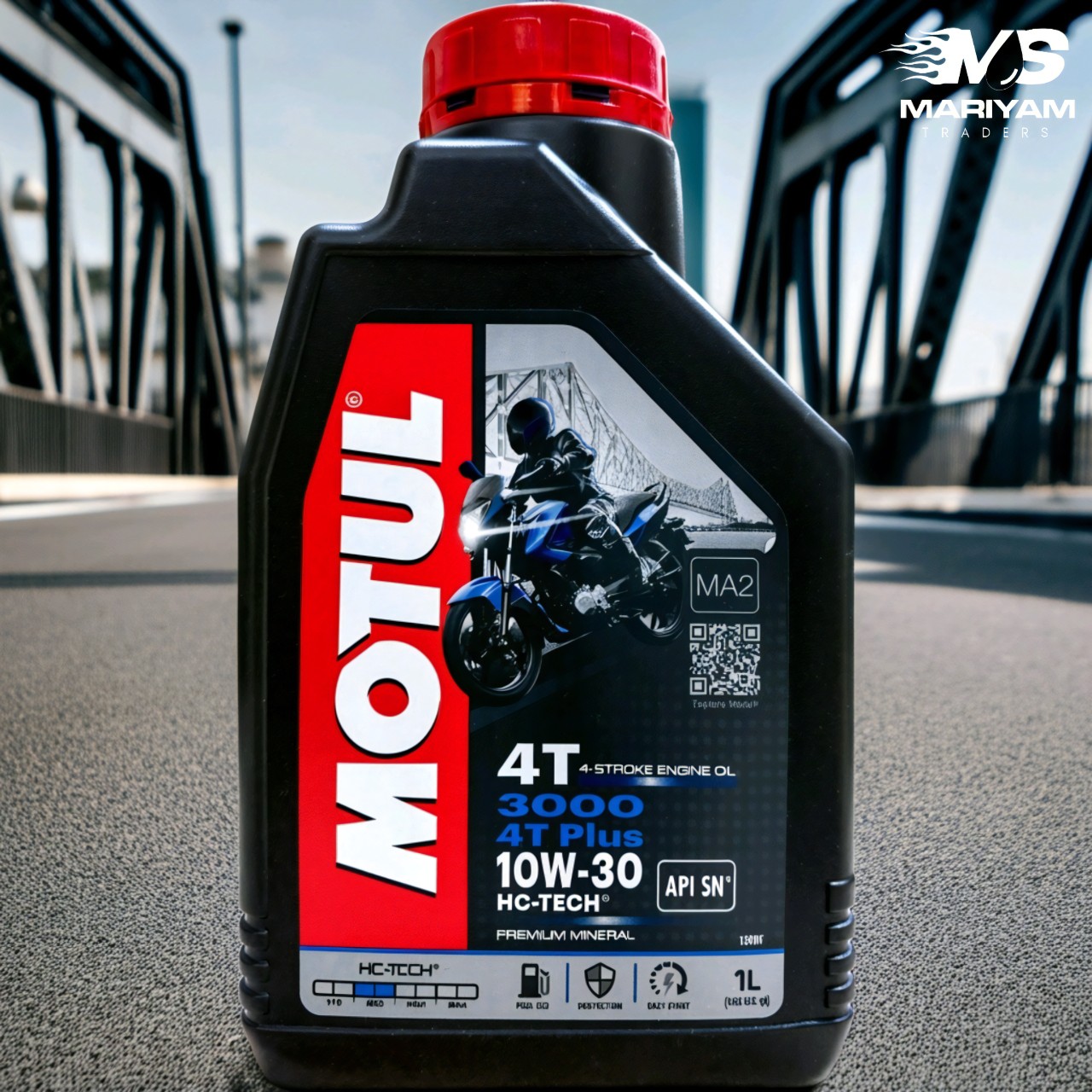 Motul 4T 3000 4T Plus 10W-30 Premium Mineral (1L)